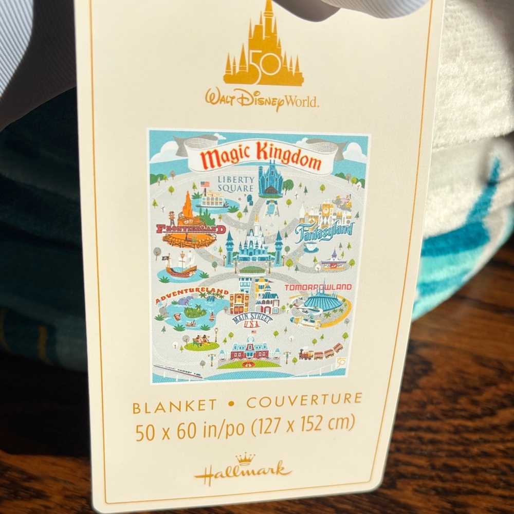 Disney World 50th collectors anniversary blanket